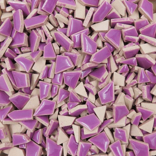 Mini Keramik-Puzzles violett