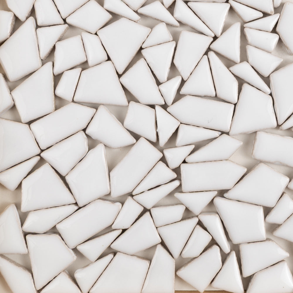 Mini Keramik-Puzzles weiß