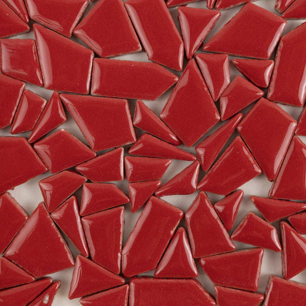 Mini Keramik-Puzzles rot