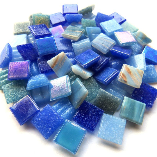 Glass Mosaic Sky Mix 10mm