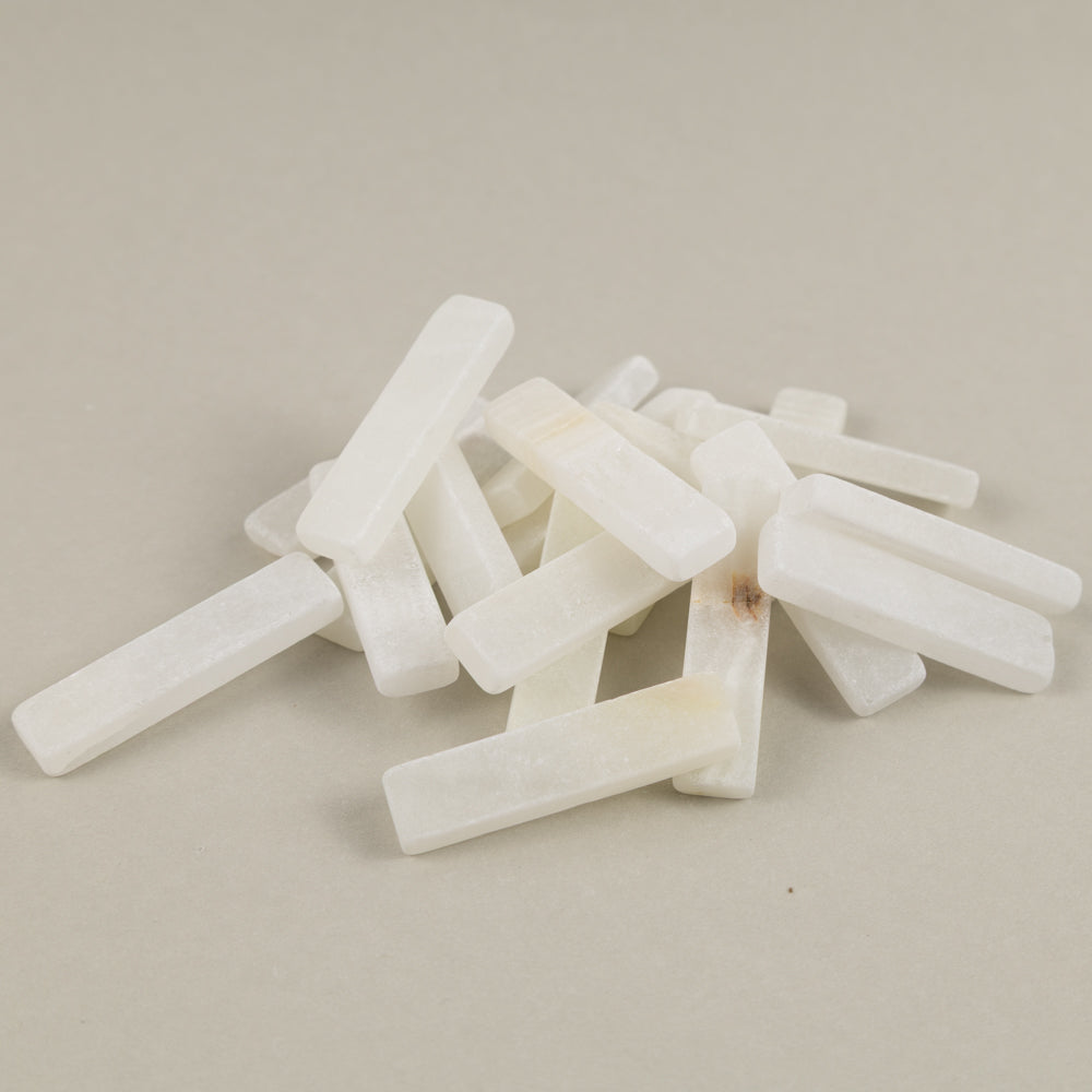 Marble Rods Jade White