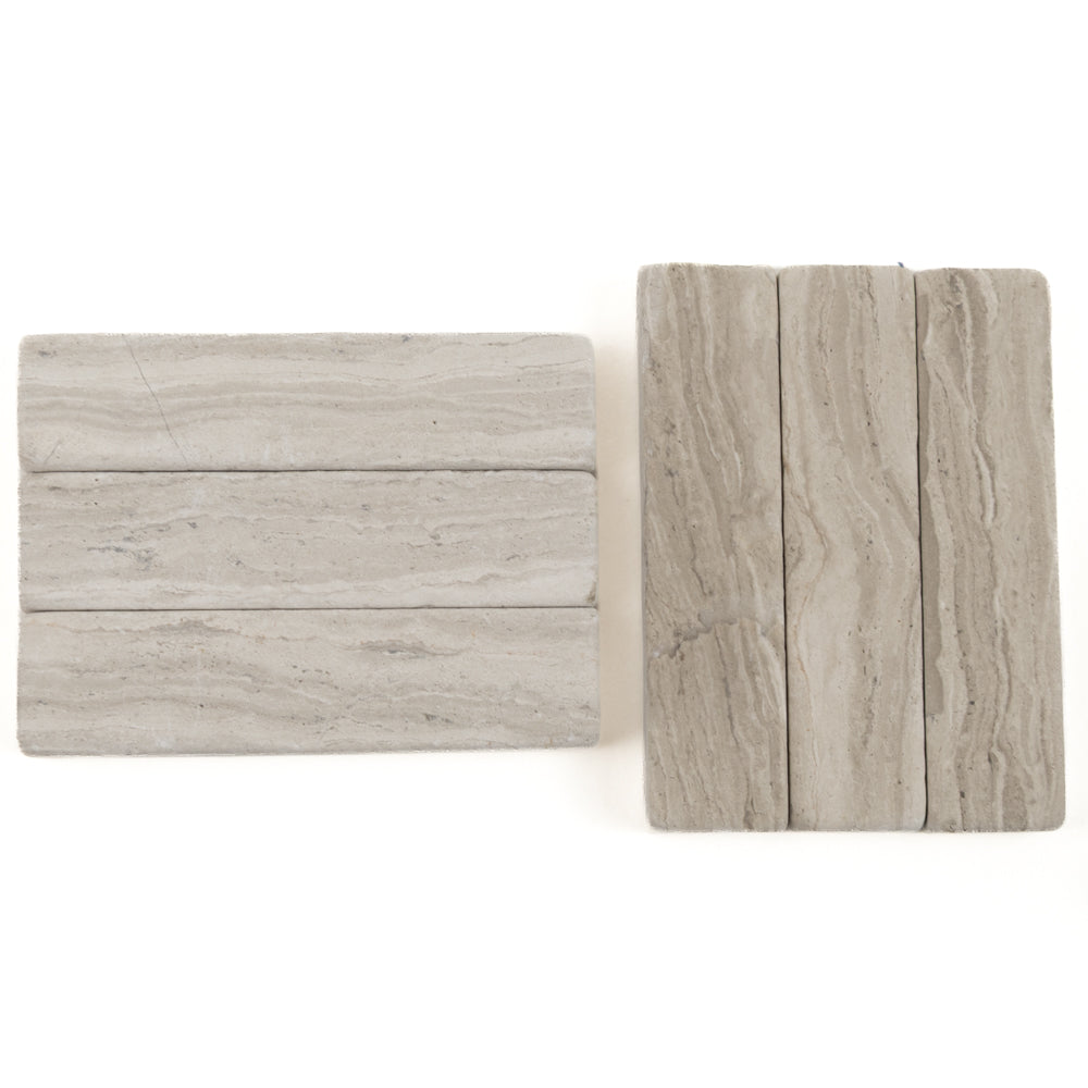 Marble Rods Woodgrain White