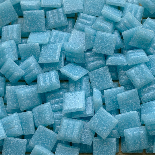 Glasmosaik 10mm  Eisweiß (lose)