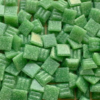 Glasmozaiek 10mm Bladgroen (los)