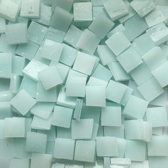 Glasmozaiek Tiffany Glacier 15mm IJsblauw