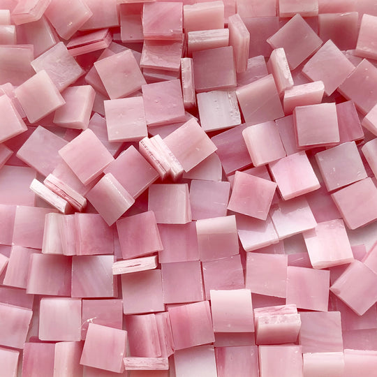 Glasmosaik Tiffany-Glas 10mm  Rose