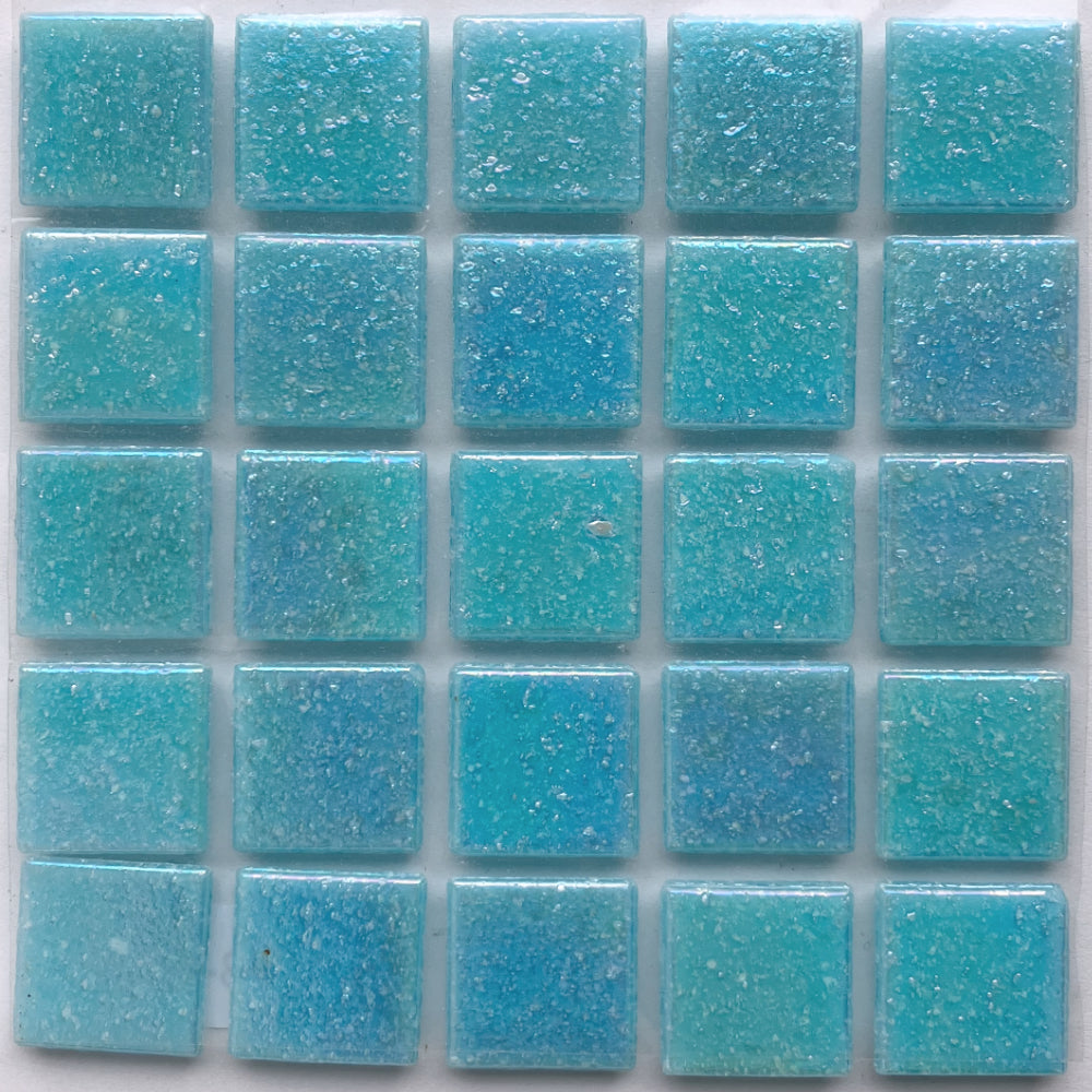 Iridescent Glass Mosaic 20mm  Coastal