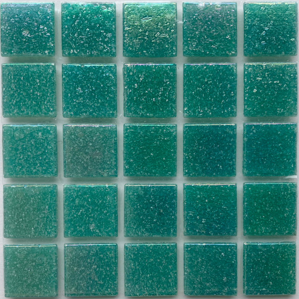 Iridescent Glass Mosaic 20mm  Seaside