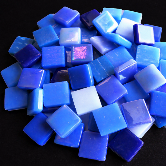 Ottoman 12mm Blauw Mix