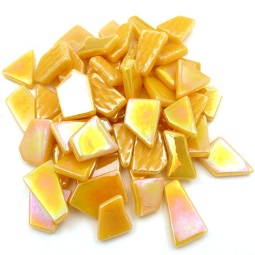 Ottoman Puzzle  Irisierend Warmes Gelb