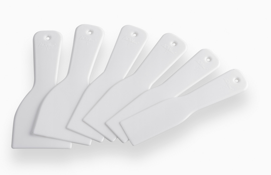 Werkzeyt – Plastic spatula set – 6 pieces