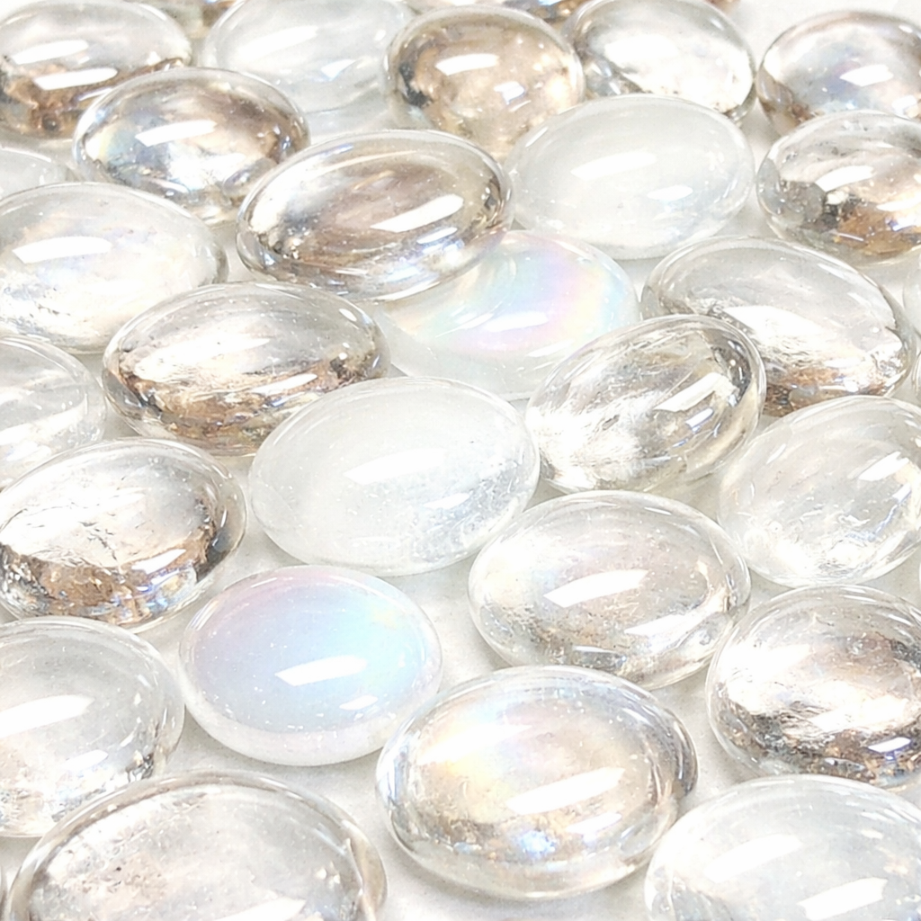 Glass Nuggets 16-20mm  White Mix