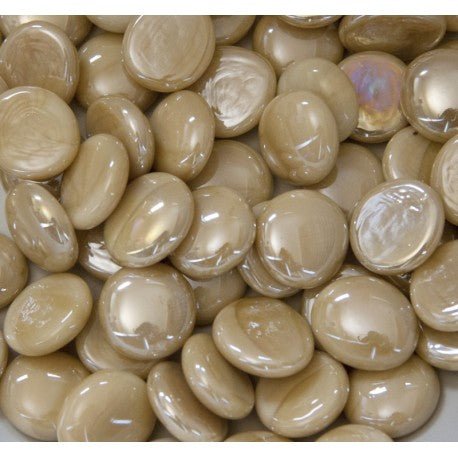 Glass Nuggets 16-20mm   Opal Cream