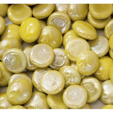 Glass Nuggets 16-20mm  Opal Yellow