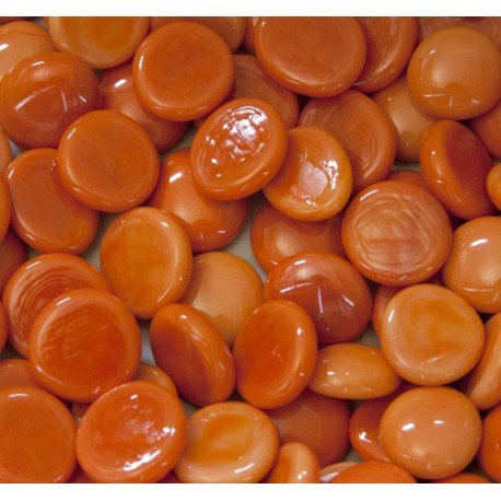 Glass Nuggets 16-20mm  Orange