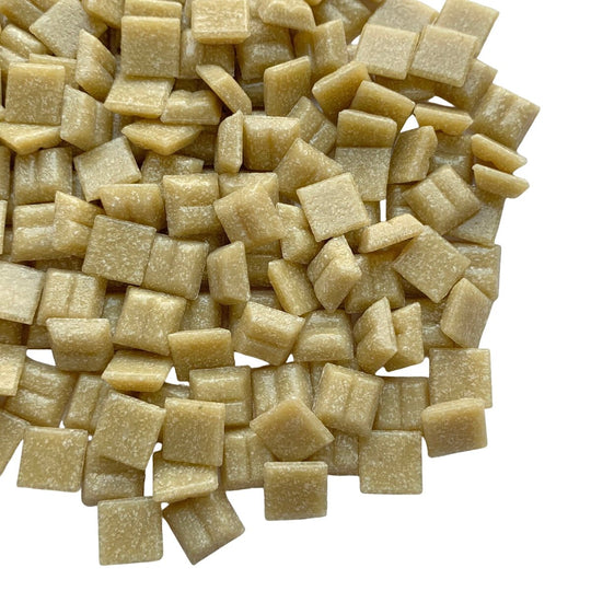 Glasmosaik 10mm  Biskuit