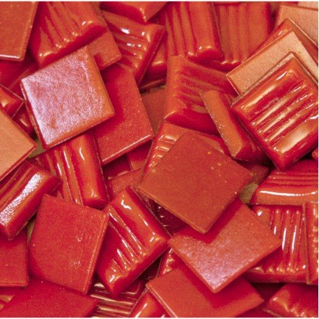 Glasmozaiek 20mm Rood