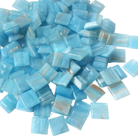 Glasmozaiek met Goud Dooradert 10mm Gouden Wolk