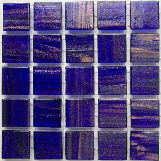 Gold Glass Mosaic 20mm  Night Blue