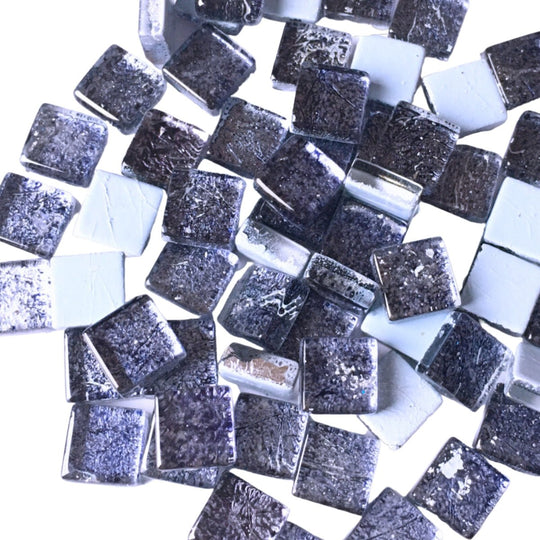 Glasmosaik Spiegel 10mm  Kobalt