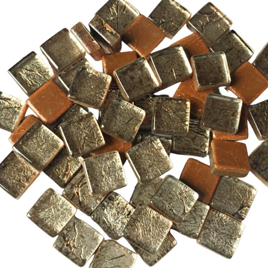 Glasmosaik Spiegel 10mm  Zinn