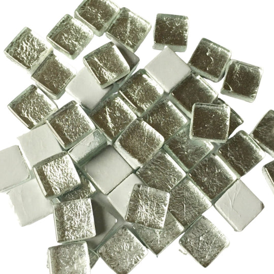 Glasmosaik Spiegel 10mm  Silber