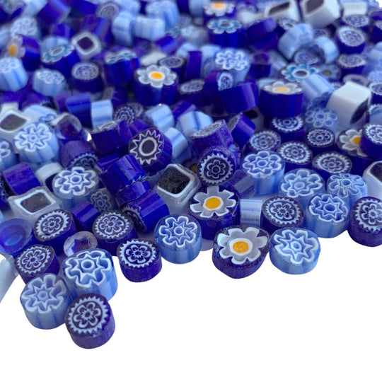Millefiori Dark Blue mix