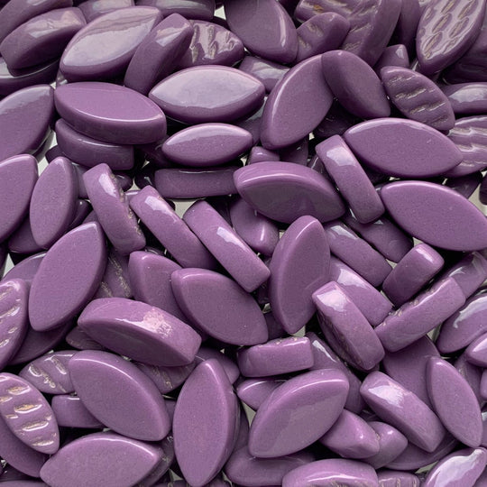 Mosaiksteinen Elipsenform Glas  Magenta