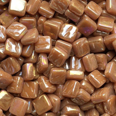 Ottoman Parelmoer 8mm Bruine Suiker