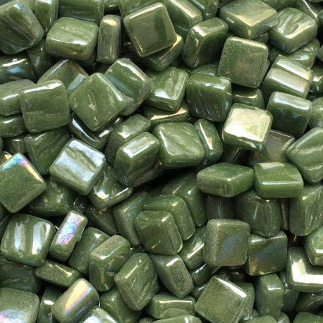 Ottoman Parelmoer 8mm Dennegroen