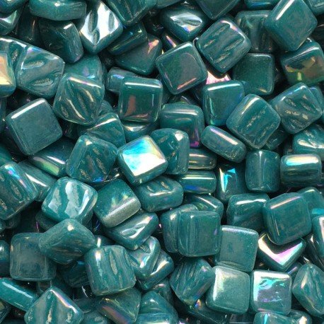 Ottoman Parelmoer 8mm Donker Cyaan