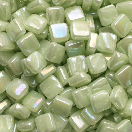 Ottoman Parelmoer 8mm Lichtgroen