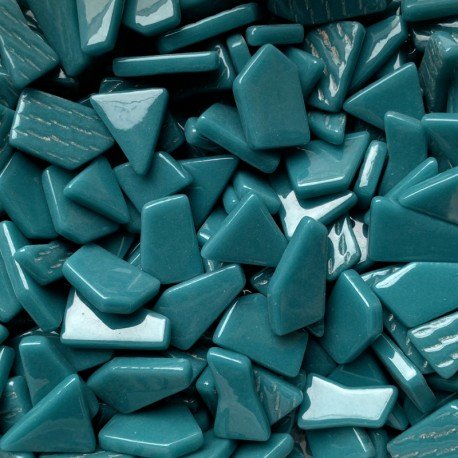 Ottoman Puzzels Donkercyaan