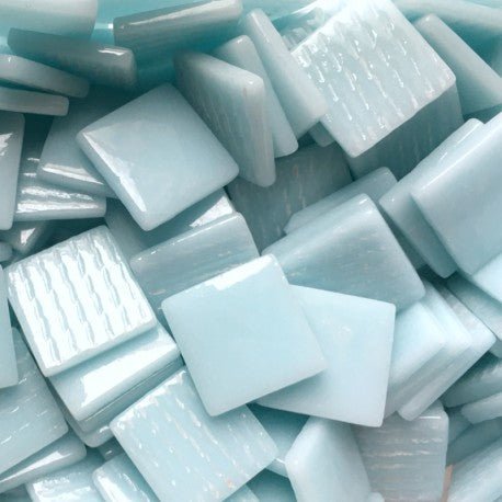 Pâte de Verre 25mm Pale Aqua