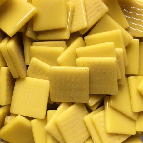 Pâte de Verre 25mm Opaalgeel