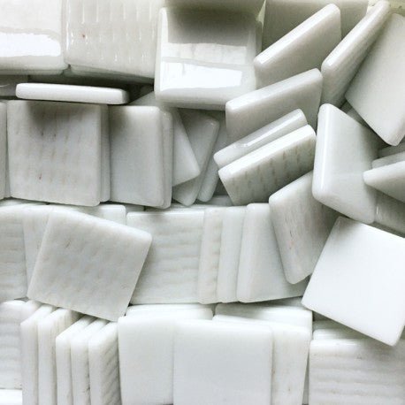 Pâte de Verre 25mm Opaalwit