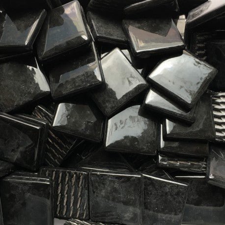 Pâte de Verre 25mm Opaalzwart