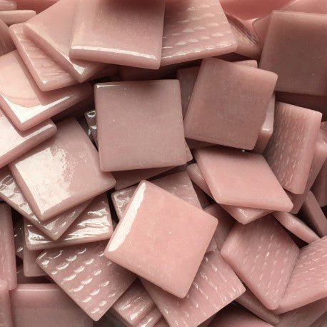 Pâte de Verre 25mm Rose