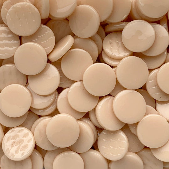 Ronde Glastegel 18mm Blush