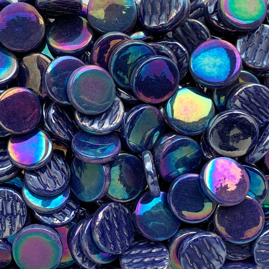 Rounds Pearlised 18mm   Royal Blue