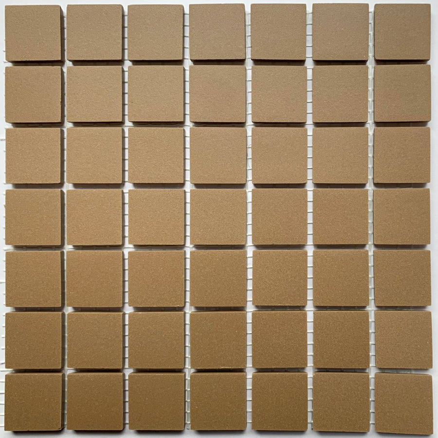 Winckelmans Café – matt 20x20 mm mosaic tiles on mesh