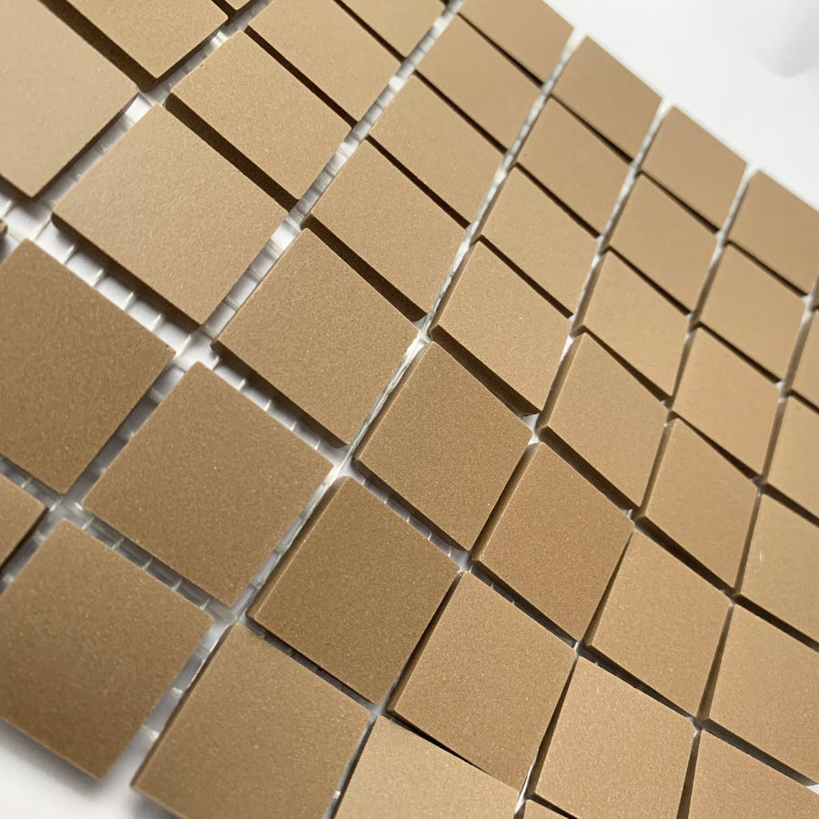 Winckelmans Café – matt 20x20 mm mosaic tiles on mesh