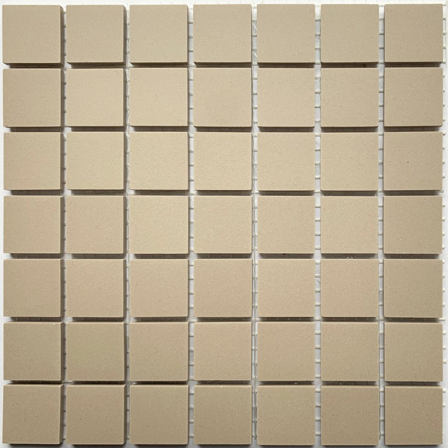 Winckelmans Linen – matt 20x20 mm mosaic tiles on mesh